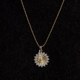 Load image into Gallery viewer, 14 Karat White Gold and Diamond Single Line Pendant
