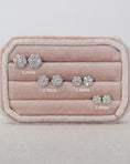 Load image into Gallery viewer, 18 Karat White Gold Floral Stud Earrings 2.50cts

