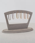 Load image into Gallery viewer, Paperclip Timeless 25mm Yellow Gold Diamond Hoops
