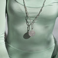 Load image into Gallery viewer, White Gold Jumbo Diamond Disk Pendant
