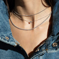 Load image into Gallery viewer, White Gold All The Way 3.25cts Diamond 18" Tennis Necklace
