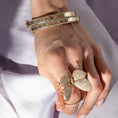 Load image into Gallery viewer, Yellow Gold and Diamond High Polished Blake Bracelet
