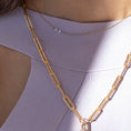 Load image into Gallery viewer, 14 Karat Yellow Gold Aspen Air Two Diamond Necklace
