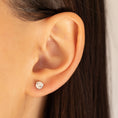 Load image into Gallery viewer, 1.00ctw 5mm Natural Diamond Stud Earrings
