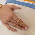 Load image into Gallery viewer, 14 Karat Yellow Gold Knuckle Ring
