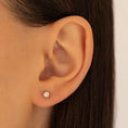 Load image into Gallery viewer, .30ctw 3.5mm Natural Diamond Stud Earrings
