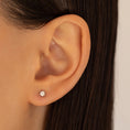 Load image into Gallery viewer, .25ctw 3mm Natural Diamond Stud Earrings
