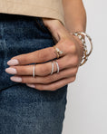Load image into Gallery viewer, 14 Karat Yellow Gold Two Diamond Twist Ring
