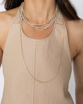 Load image into Gallery viewer, Yellow Gold Half Bezel All The Way 13.00cts Round Diamond 17.00" Tennis Necklace
