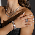 Load image into Gallery viewer, 18 Karat White Gold 5.00cts Diamond Hinge Bracelet
