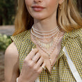 Load image into Gallery viewer, 14 Karat Yellow Gold and Diamond Feather Large Drop Necklace
