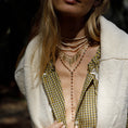 Load image into Gallery viewer, Yellow Gold Fancy Shape 7.00cts Diamond Lariat Necklace
