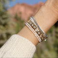 Load image into Gallery viewer, White Gold and Diamond Bezel Set Stretch Tennis Bracelet 4.00cts
