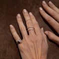 Load image into Gallery viewer, 14 Karat Yellow Gold Diamond Knuckle Ring
