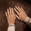 Load image into Gallery viewer, 14 Karat Yellow Gold and Diamond Criss Cross Ring
