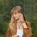 Load image into Gallery viewer, Sterling and Diamond Wave Ring
