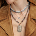 Load image into Gallery viewer, 14K Moissanite Horseshoe Pendant Necklace
