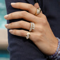 Load image into Gallery viewer, 14 Karat Yellow Gold Speckle Heart Ring
