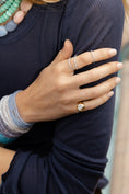 Load image into Gallery viewer, 14 Karat White Gold Diamond Knuckle Ring
