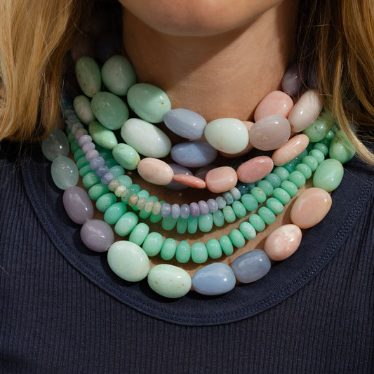 Australian Chrysoprase Adjustable Beaded Necklace