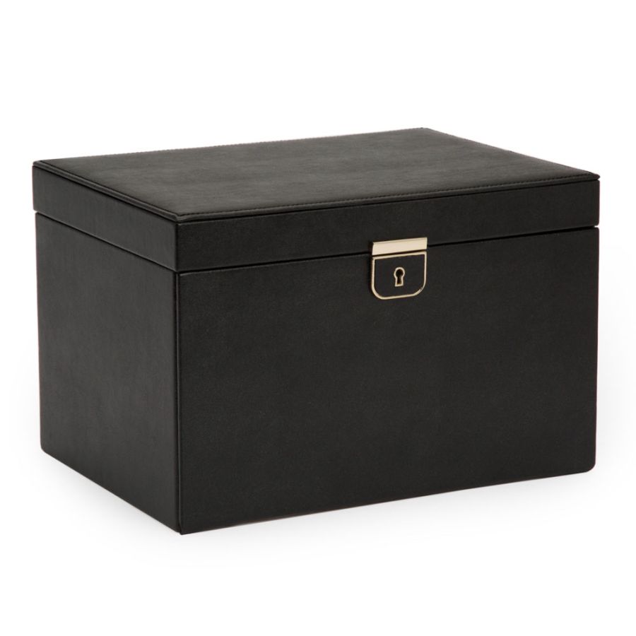 Palermo Large Jewelry Box Black