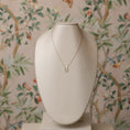 Load image into Gallery viewer, 14K Moissanite Horseshoe Pendant Necklace

