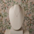 Load image into Gallery viewer, 14K Moissanite Horseshoe Pendant Necklace
