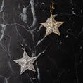Load image into Gallery viewer, 14 Karat White Gold and Diamond Jumbo Star Slide Charm
