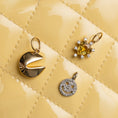 Load image into Gallery viewer, 14 Karat White Gold and Smiley Slide Charm
