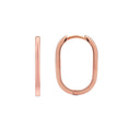 Load image into Gallery viewer, Rectangle High Polished 20mm Hoops
