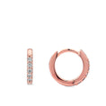 Load image into Gallery viewer, Round Small 10mm Diamond Hoops
