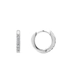 Round Small 10mm Diamond Hoops