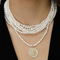 Load image into Gallery viewer, 4mm Freshwater Pearl Five Strand Beaded Adjustable Necklace
