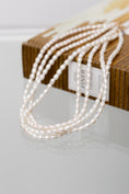 Load image into Gallery viewer, 4mm Freshwater Pearl Five Strand Beaded Adjustable Necklace
