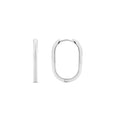 Load image into Gallery viewer, Rectangle High Polished 15mm Hoops
