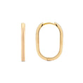 Load image into Gallery viewer, Rectangle High Polished 20mm Hoops
