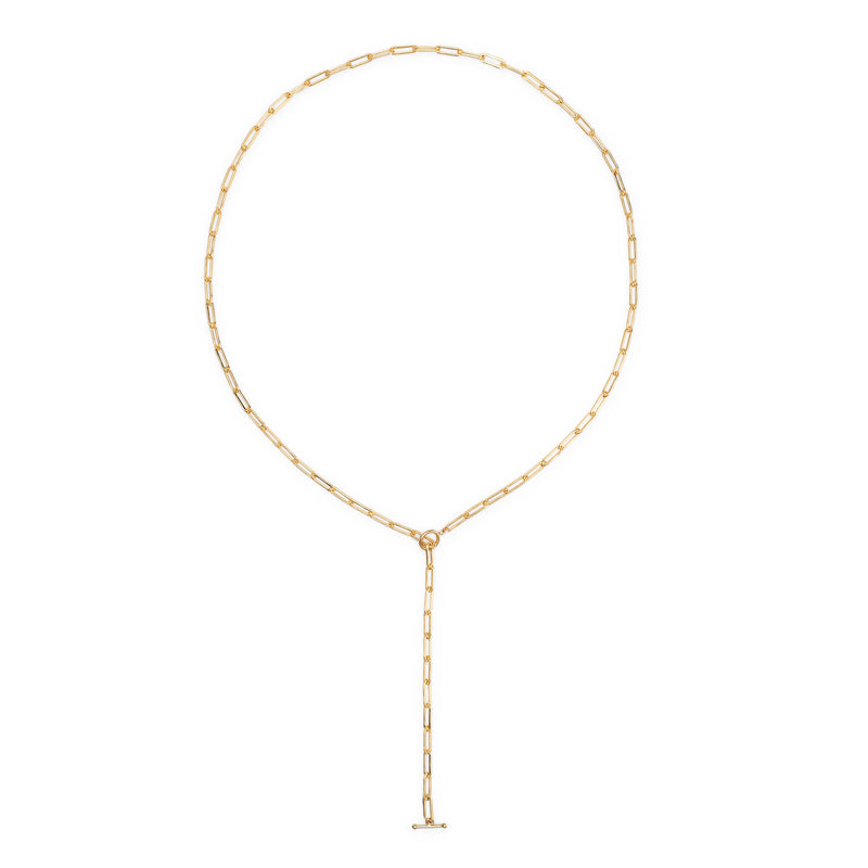 Yellow Gold Filled Chain Pick Your Length Necklace with Toggle Clasp