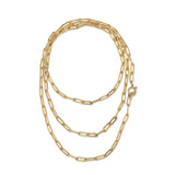 Yellow Gold Filled Chain Pick Your Length Necklace with Toggle Clasp