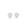 Load image into Gallery viewer, White Gold Diamond Floral 1.50cts Stud Earrings
