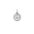 Load image into Gallery viewer, White Gold Diamond Smiley Face Charm
