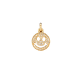 Load image into Gallery viewer, Yellow Gold Diamond Smiley Face Charm
