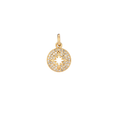 Load image into Gallery viewer, Yellow Gold and Diamond Sunburst Charm

