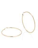 Gold Jumbo Classic Hoop 50mm