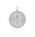 Load image into Gallery viewer, White Gold Diamond Butterfly Coin Pendant
