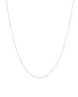 14 Karat Yellow Gold 22" Adjustable Petite Cable Chain
