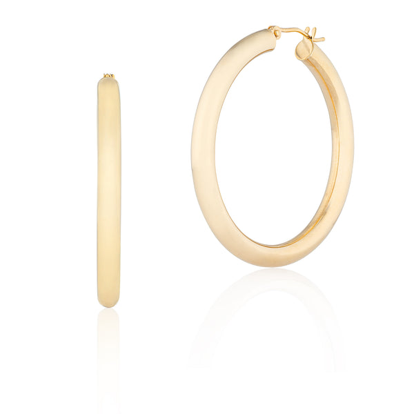 yellow-gold-tube-hoop-earrings