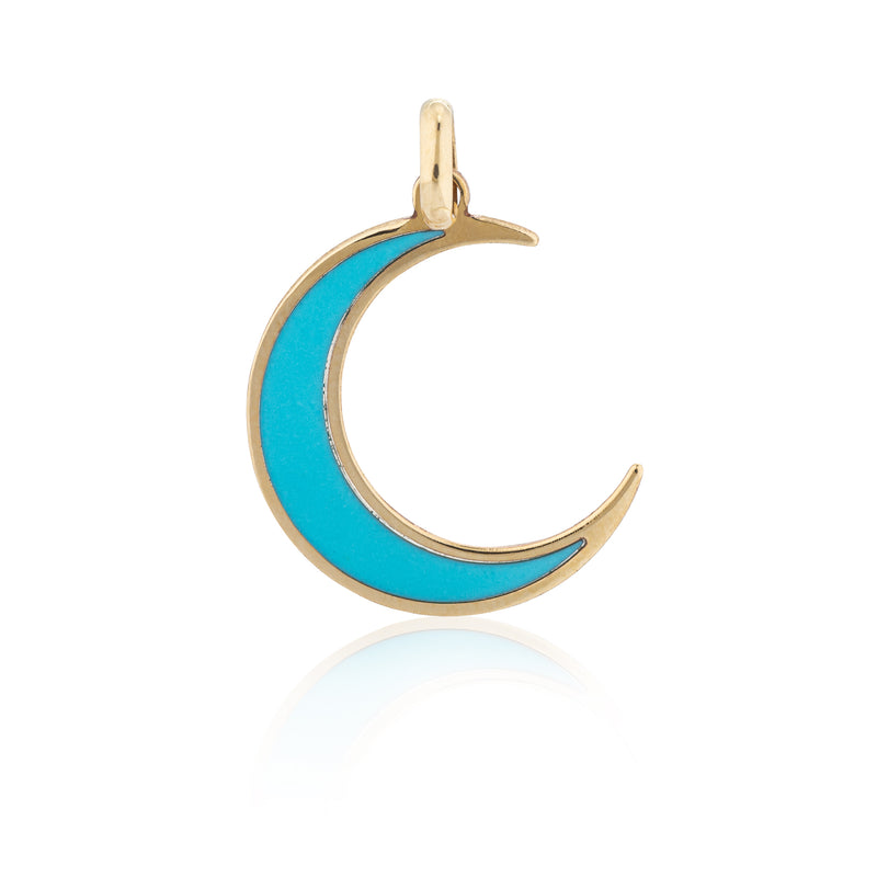 turquoise-moon-charm