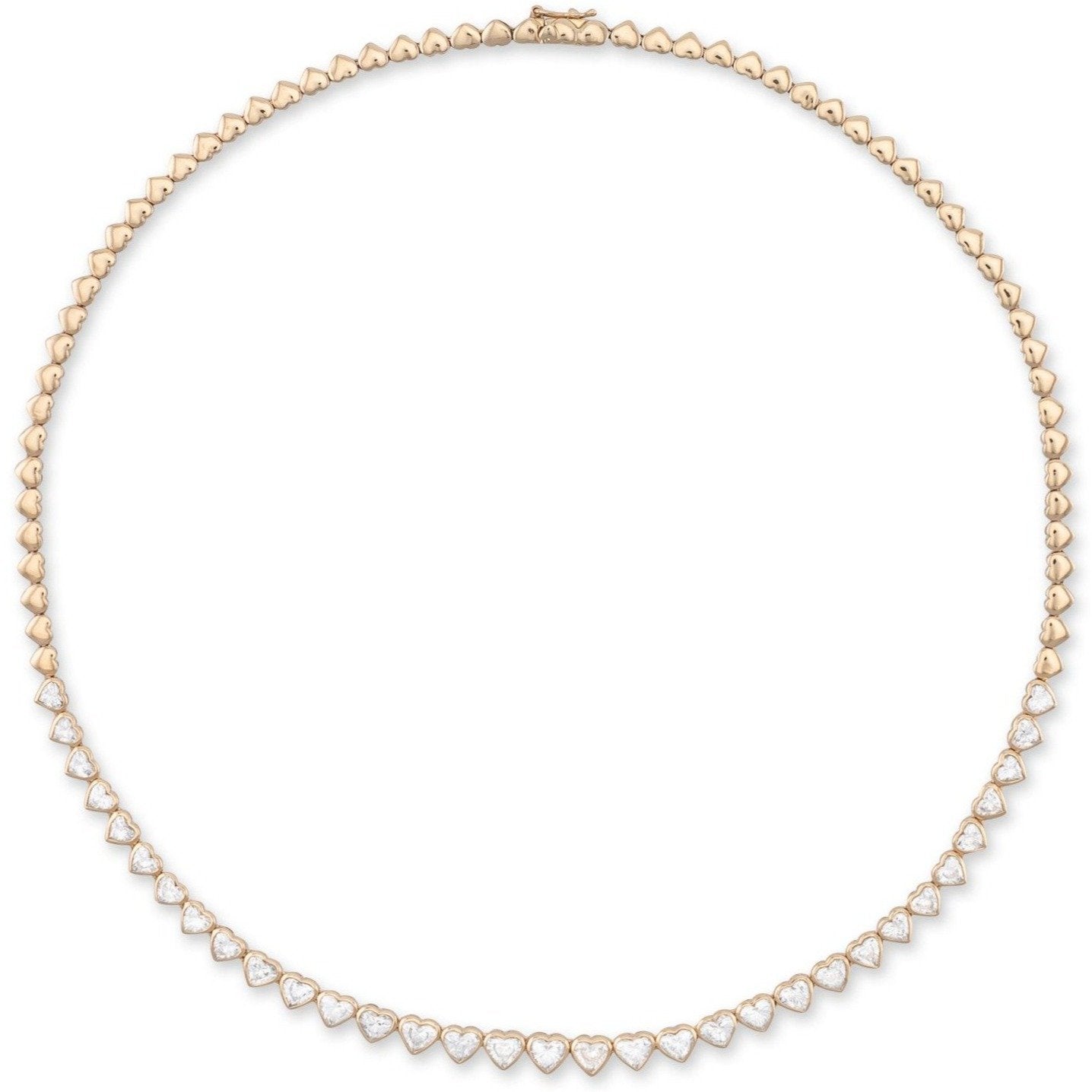 Diamond Riviera Necklace 1 ct tw 10K White Gold 17