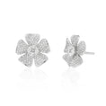 Load image into Gallery viewer, White Gold and Diamond Floral 2.75cts Studs
