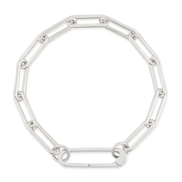 Off-White Paperclip Necklace - Silver